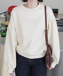 DHOLIC | 裏起毛パフスリーブスウェット(スウェット)