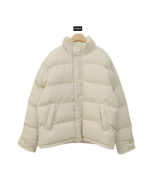 Dailyabout（デイリーアバウト）の「ハイネック中綿ジャケット（その他アウター・レディース・その他/ホワイト/ブラック/レッド・FREE）」の2枚目の写真