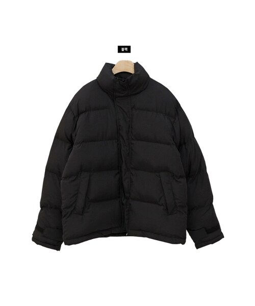 Dailyabout（デイリーアバウト）の「ハイネック中綿ジャケット（その他アウター・レディース・その他/ホワイト/ブラック/レッド・FREE）」の3枚目の写真