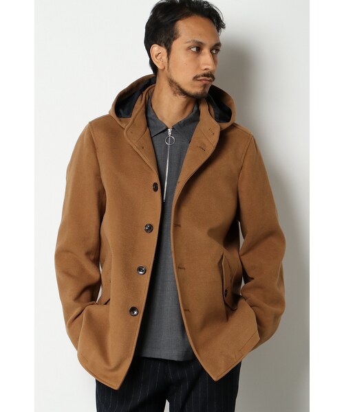 ikka（イッカ）の「ＴＲカルゼスタンドハーフ（その他アウター・メンズ・チャコールグレー/レッド/ネイビー/ベージュ・Ｍ/Ｌ/ＬＬ）」の2枚目の写真