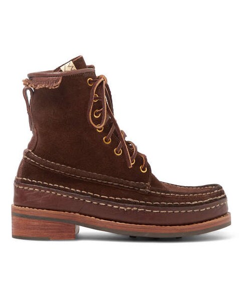 VISVIM（ビズビム）の「visvim Grizzly Leather-Trimmed Suede Boots（ブーツ・メンズ・Brown・Us8/Us10/Us9.5/Us8.5/Us9/Us11/Us12）」の3枚目の写真