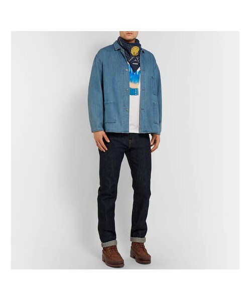 VISVIM（ビズビム）の「visvim Grizzly Leather-Trimmed Suede Boots（ブーツ・メンズ・Brown・Us8/Us10/Us9.5/Us8.5/Us9/Us11/Us12）」の2枚目の写真