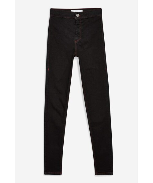 TOPSHOP(トップショップ)の「Topshop Red Contrast Stitch Joni Jeans(デニムパンツ・レディース・Black・W3434/W2432/W2634/W3430/W3032/W2430/W3630/W2832/W2830/W2530/W3432/W3030/W2834/W3230/W2532/W2534/W2630/W3034/W2632/W3632/W3232)」の3枚目の写真