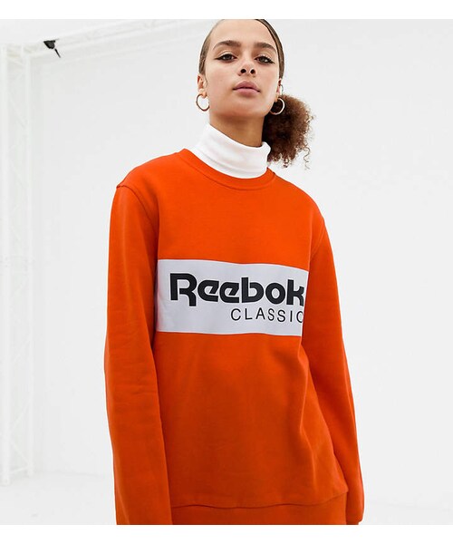 reebok classic t shirts orange