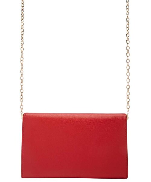 FOREVER 21（フォーエバー トゥエンティーワン）の「Forever 21 Faux Leather Crossbody（ショルダーバッグ・レディース・Black/Red・One Size）」の9枚目の写真