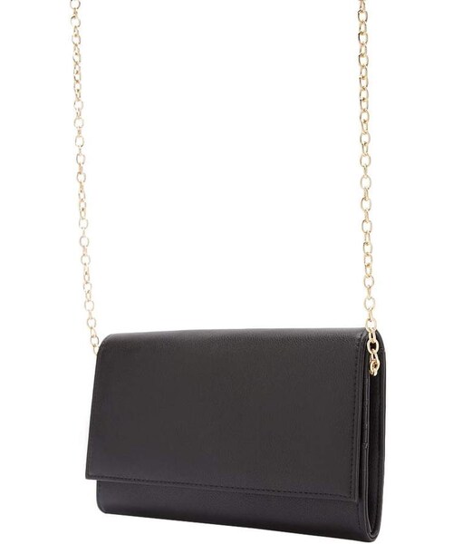 FOREVER 21（フォーエバー トゥエンティーワン）の「Forever 21 Faux Leather Crossbody（ショルダーバッグ・レディース・Black/Red・One Size）」の6枚目の写真