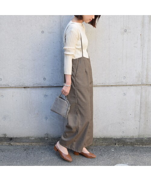 no brand（ノーブランド）の「チェックツイルロンパース（その他パンツ・レディース・その他）」の2枚目の写真