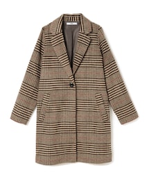 GRL | ウールタッチチェックチェスターコート(チェスターコート)