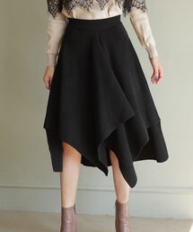 DHOLIC | アンバランスニットフレアスカート(スカート)