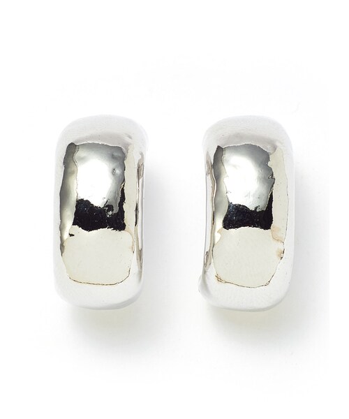 GRL（グレイル）の「太フープピアス（ピアス（両耳用）・レディース・ゴールド/シルバー・Ｆ/F）」の2枚目の写真