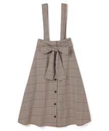 GRL | 2wayサス付きリボングレンチェックスカート(スカート)