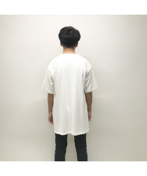 NICK NEEDLES（ニックニードルズ）の「NICK NEEDLES / Noise T (LAYER) / WHITE（Tシャツ/カットソー・その他）」の4枚目の写真