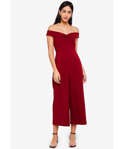 warehouse bardot jumpsuit