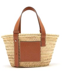 LOEWE | Loewe - Small Raffia Basket Bag - Womens - Tan Multi(トートバッグ)