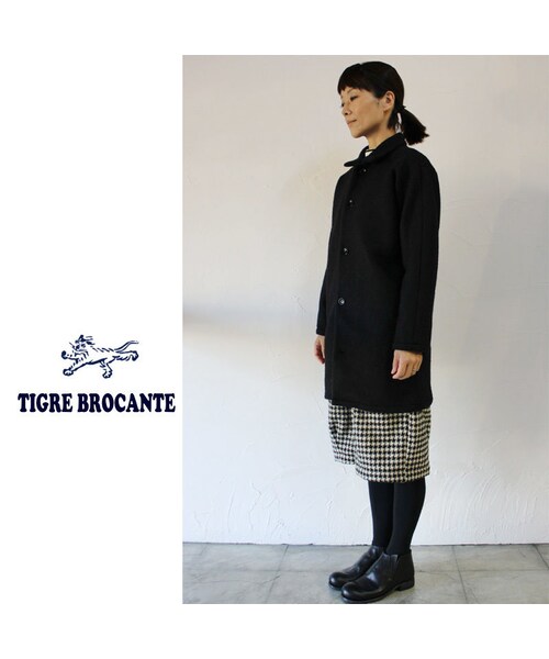 TIGRE BROCANTE（ティグルブロカンテ）の「Tigre Brocante ティグルブロカンテ イタリーウールストールマンコート
