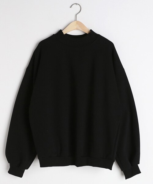 DHOLIC（ディーホリック）の「裏起毛ハーフネックスウェット（スウェット・レディース・ブルー/ホワイト/パープル/ブラック/イエロー・FREE）」の3枚目の写真