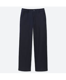 UNIQLO | ハイウエストチノワイドストレートパンツ(丈標準69～71cm）(その他パンツ)