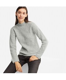 UNIQLO | ワイドリブモックネックセーター（長袖）(ニット/セーター)