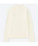 ユニクロ | ワイドリブモックネックセーター（長袖）(針織衫)