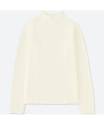 UNIQLO | ワイドリブモックネックセーター（長袖）(ニット/セーター)