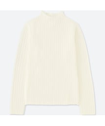 UNIQLO | ワイドリブモックネックセーター（長袖）(ニット/セーター)