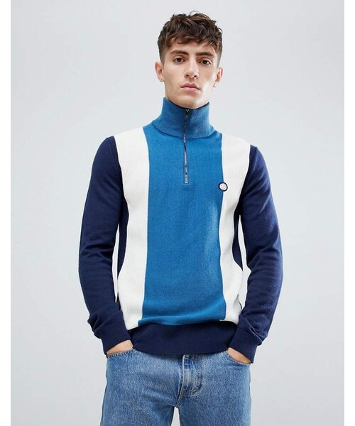 Pretty Green（プリティーグリーン）の「Pretty Green zip funnel neck 