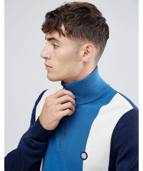 Pretty Green（プリティーグリーン）の「Pretty Green zip funnel neck 