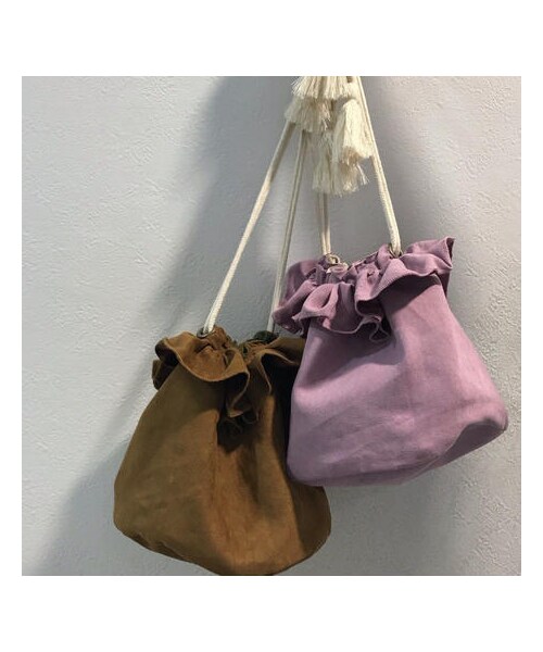 ADIRA（アディラ）の「ribersible BAG（ショルダーバッグ・レディース・ピンク/ブラウン・FREE）」の2枚目の写真