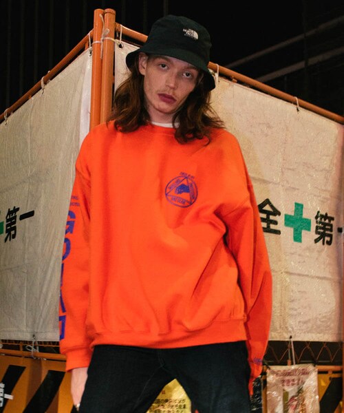 KaneZ（ケインズ）の「KaneZ GDLVD CREW SWEAT【オレンジ】（スウェット・メンズ・オレンジ・F）」の2枚目の写真