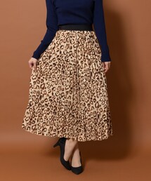 Double dazzle | ﾚｵﾊﾟｰﾄﾞ柄ｽｶｰﾄ（8D10-684132）(スカート)