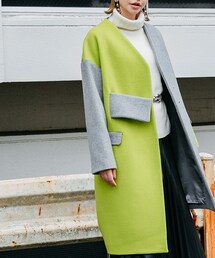 UN3D.（アンスリード）の「バイカラーコート（）」 - WEAR