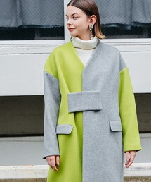 UN3D.（アンスリード）の「バイカラーコート（）」 - WEAR