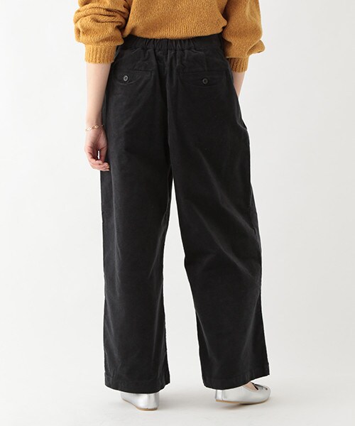 studio CLIP（スタディオクリップ）の「綾コールワイドストレートパンツ（パンツ・チャコール/アイボリー/ベージュ/ブルー）」の10枚目の写真