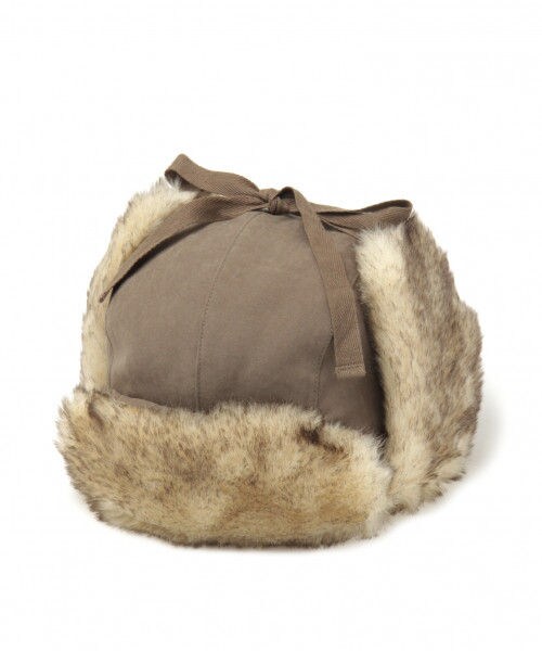 studio CLIP（スタディオクリップ）の「パイロットキャップ（帽子・ブラック/ベージュ）」の2枚目の写真