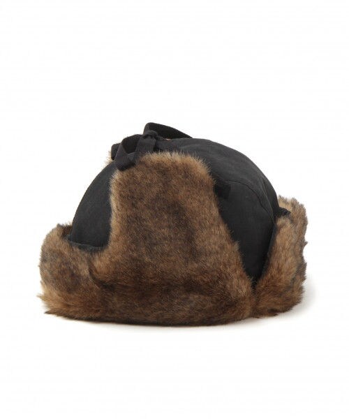 studio CLIP（スタディオクリップ）の「パイロットキャップ（帽子・ブラック/ベージュ）」の4枚目の写真