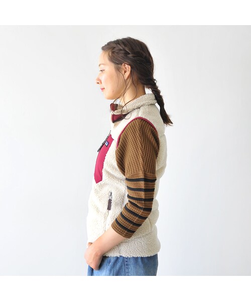 patagonia(パタゴニア)の「patagonia WOMEN'S パタゴニア CLASSIC RETRO-X VEST クラシックレトロXベスト 軽量ボアベスト・23083・23048(ベスト・レディース・その他)」の9枚目の写真