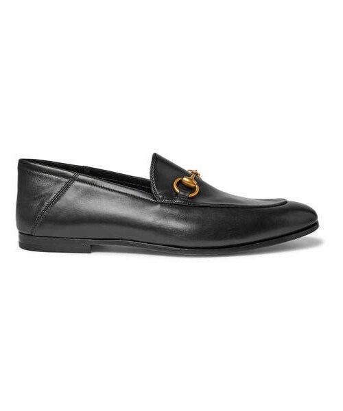 GUCCI（グッチ）の「Gucci Brixton Horsebit Collapsible-Heel Leather Loafers（その他シューズ・メンズ・Black・Uk12/Uk8/Uk7/Uk7.5/Uk8.5/Uk9/Uk6/Uk10.5/Uk9.5/Uk10/Uk11/Uk11.5）」の3枚目の写真