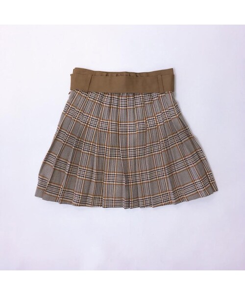 ANDGEEBEE（アンジービー）の「【ANDGEEBEE】ブロッキングチェックプリーツスカート　AG184SK08（スカート・レディース・その他）」の8枚目の写真