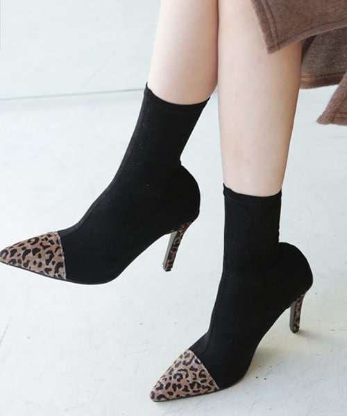 DHOLIC（ディーホリック）の「2TYPEハイヒールスリムブーツ（ブーツ・レディース・ブラック/その他・225/230/235/240/245/250）」の2枚目の写真