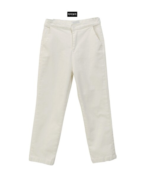 Dailyabout（デイリーアバウト）の「クロップドストレートパンツ（その他パンツ・レディース・ベージュ/ホワイト/ブラック・S/M/L）」の2枚目の写真