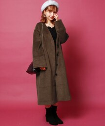 RAY CASSIN | ノーカラーコート(ジャケット/アウター)