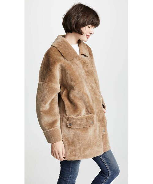 Lindsay Faux Sherpa Coat - WEAR