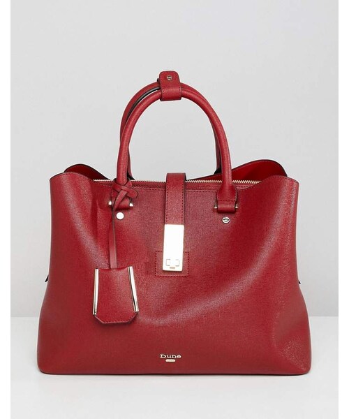 Dune（ドゥーン）の「Dune Diella Red Tote Bag With Detachable Strap（トートバッグ）」 WEAR
