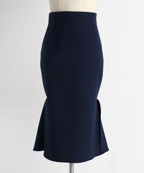 DHOLIC（ディーホリック）の「バックラッフルスリットスカート（スカート・レディース・ベージュ/ブラック/ブラウン/ブルー/ピンク・S/M）」の4枚目の写真