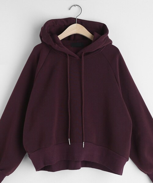 DHOLIC（ディーホリック）の「裏起毛ラグランフードプルオーバー（パーカー・レディース・グレー/ホワイト/その他/グリーン/パープル/ブラック/ブラウン・FREE）」の6枚目の写真