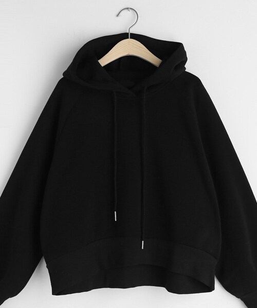 DHOLIC（ディーホリック）の「裏起毛ラグランフードプルオーバー（パーカー・レディース・グレー/ホワイト/その他/グリーン/パープル/ブラック/ブラウン・FREE）」の3枚目の写真