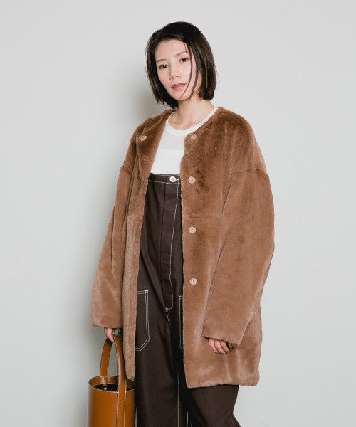 Curensology エコファーノーカラーコート Curensology（カレンソロジー）の「エコファーノーカラーコート