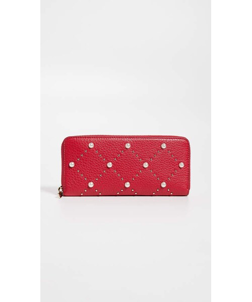 kate spade new york(ケイトスペード ニューヨーク)の「Kate Spade New York Hayes Street Pearl Lindsey Wallet(財布・レディース・Black/Red・One Size)」の2枚目の写真