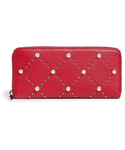 kate spade new york(ケイトスペード ニューヨーク)の「Kate Spade New York Hayes Street Pearl Lindsey Wallet(財布・レディース・Black/Red・One Size)」の7枚目の写真