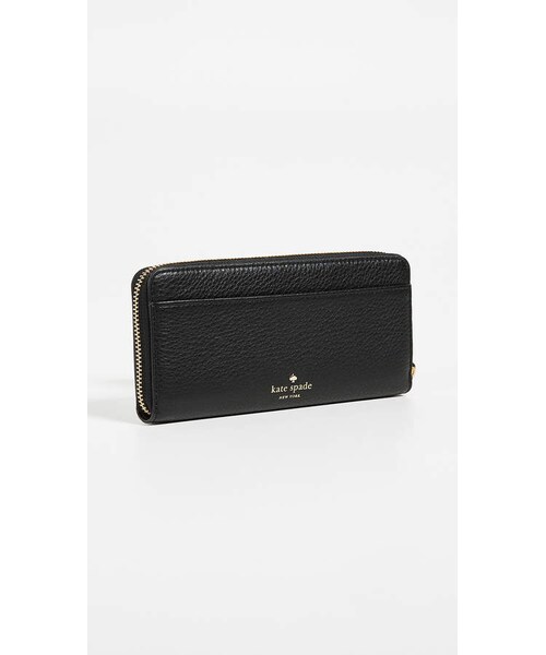 kate spade new york(ケイトスペード ニューヨーク)の「Kate Spade New York Hayes Street Pearl Lindsey Wallet(財布・レディース・Black/Red・One Size)」の5枚目の写真
